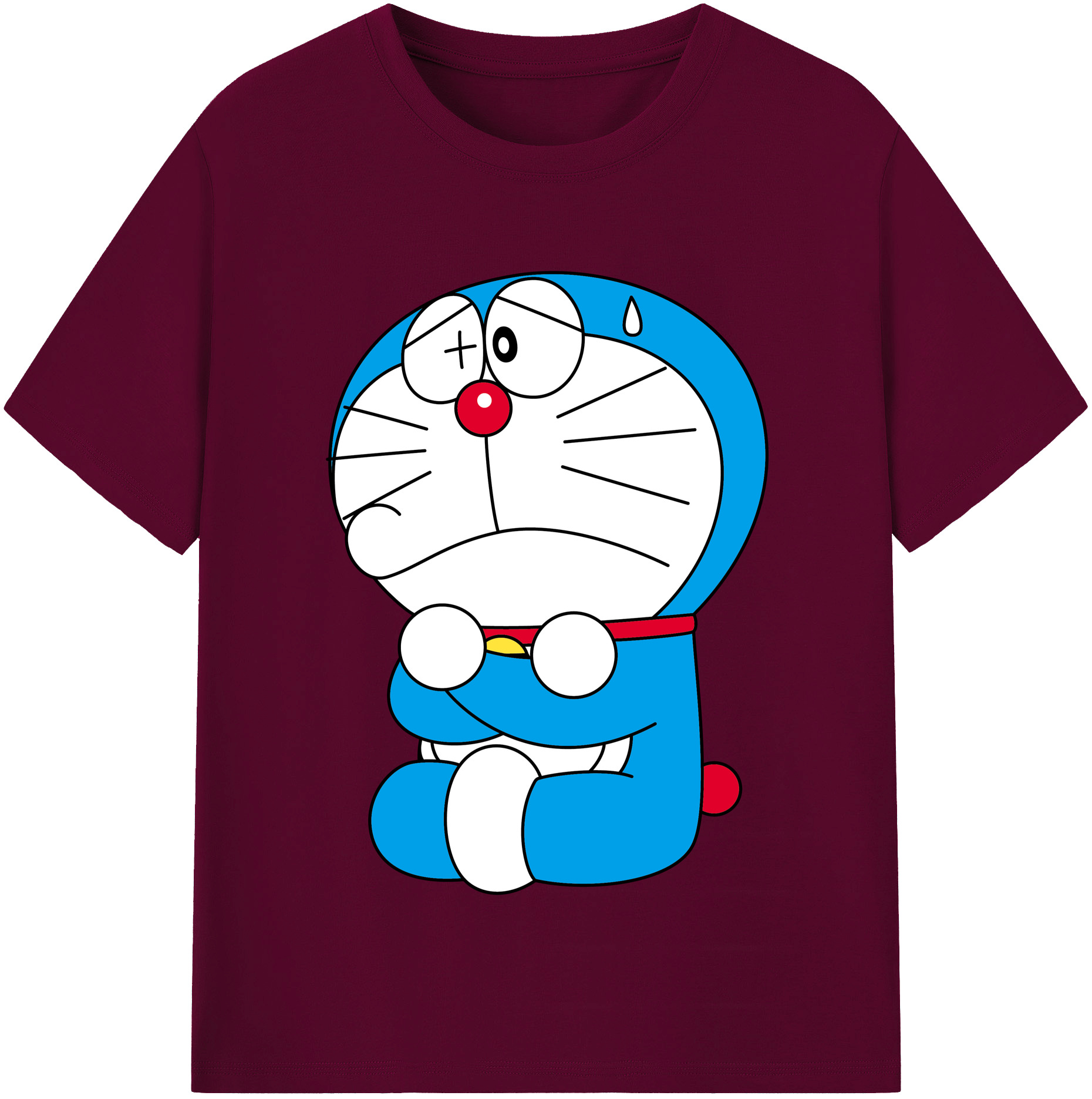 （画像用） ドラえもん Doraemon レディースカジュアルプリントTシャツ（綿100％）